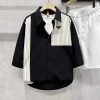 新作入荷格安 プラダ スーパーコピー 夏薄手半袖シャツ