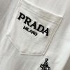 入手困難 プラダ コピー アルファベットファッション 刺繍カジュアル半袖Tシャツ