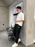 個性的 魅力的 心地よい コットン素材 モンクレール コピー 春夏カジュアルスポーツパンツ
