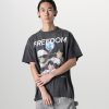 セントマ イケル n級品 ファッション レトロ プリントカジュアル半袖Tシャツ