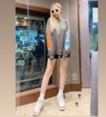 セントマ イケル コピー レトロ ファッション プリント長袖 パーカー