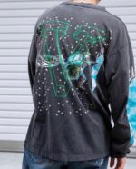 セントマ イケル コピー レトロ ファッション プリント長袖 パーカー