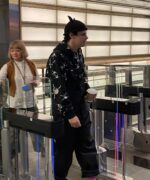 芸能人愛用 セントマイケル コピー ドクロプリント ファッション フード付きパーカー