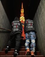 HOT100%新品 ！！ セントマイケル スーパーコピー アメリカンスタイルアルファベットプリントフード付きパーカー