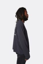 セント マイケル 偽物 アルファベットプリントロゴパーカー