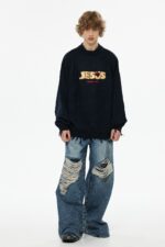 ヴェトモン偽物 フロッキープリントセーター