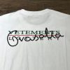 ヴェトモン スーパーコピー アルファベット落書きアメリカンスタイル半袖Tシャツ
