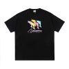 ヴェトモン 偽物 ファッション グラフィティ カジュアル半袖Tシャツ
