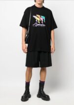 ヴェトモン 偽物 ファッション グラフィティ カジュアル半袖Tシャツ