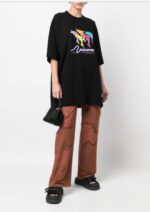 ヴェトモン 偽物 ファッション グラフィティ カジュアル半袖Tシャツ