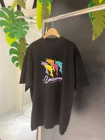 ヴェトモン 偽物 ファッション グラフィティ カジュアル半袖Tシャツ