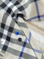 芸能人愛用 高級感ある バーバリー n級品 レトロ チェック柄ブルゾンジャケット