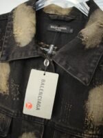 激安大特価最新作 バレンシアガ 偽物 刺しゅうデニムジャケットジャケット