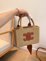 個性的 魅力的 心地よい コットン素材 入手困難 セリーヌ 偽物 かごバッグ