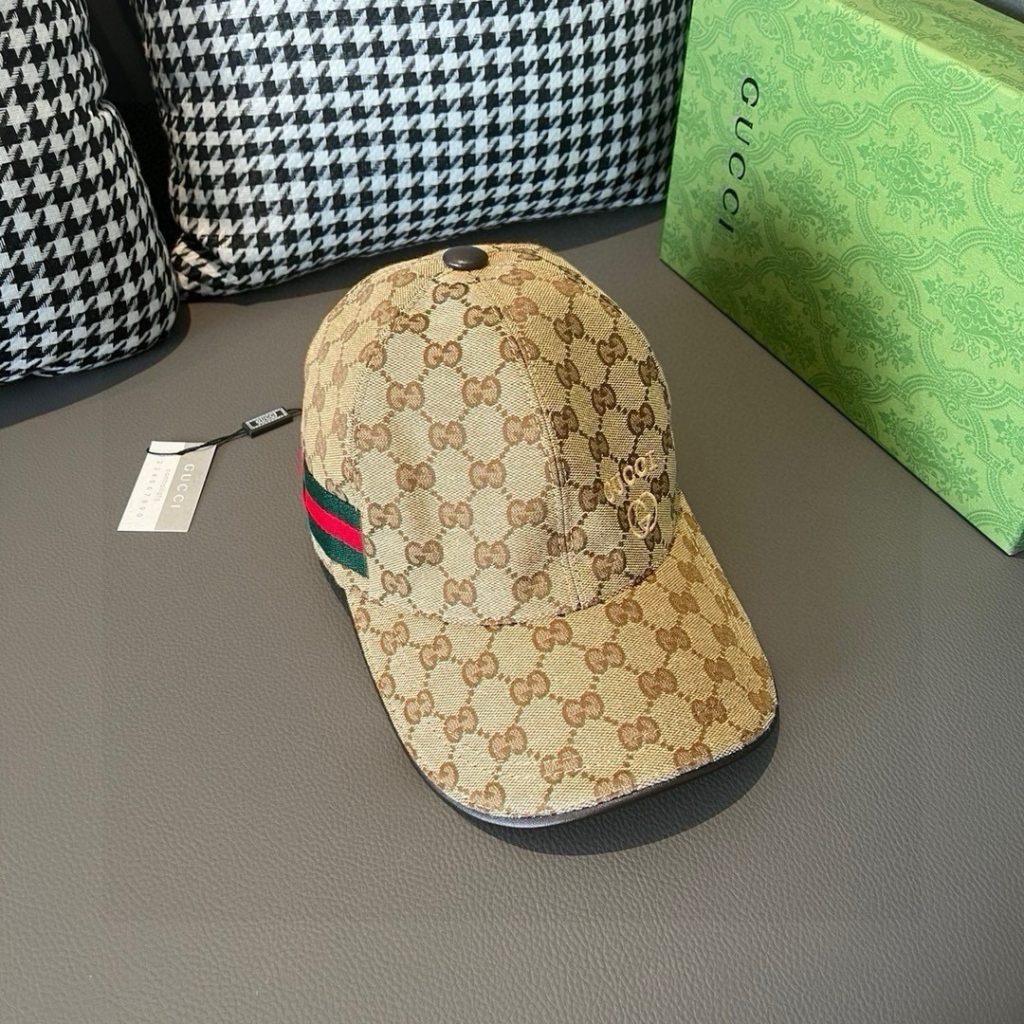 新作 入荷 格安 グッチ コピー  メンズ帽子野球帽子紫外線防止流行カーキ色
