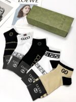 低価直輸入専門店 グッチ コピー 柔らかくて快適綿100%抗菌防臭吸汗ソックス
