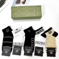 低価直輸入専門店 グッチ コピー 綿通気吸汗ソックス5足組