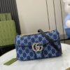 オシャレにお得100%新品 グッチ 偽物 Marmontシリーズデニムショルダーバッグ