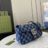 オシャレにお得100%新品 グッチ 偽物 Marmontシリーズデニムショルダーバッグ