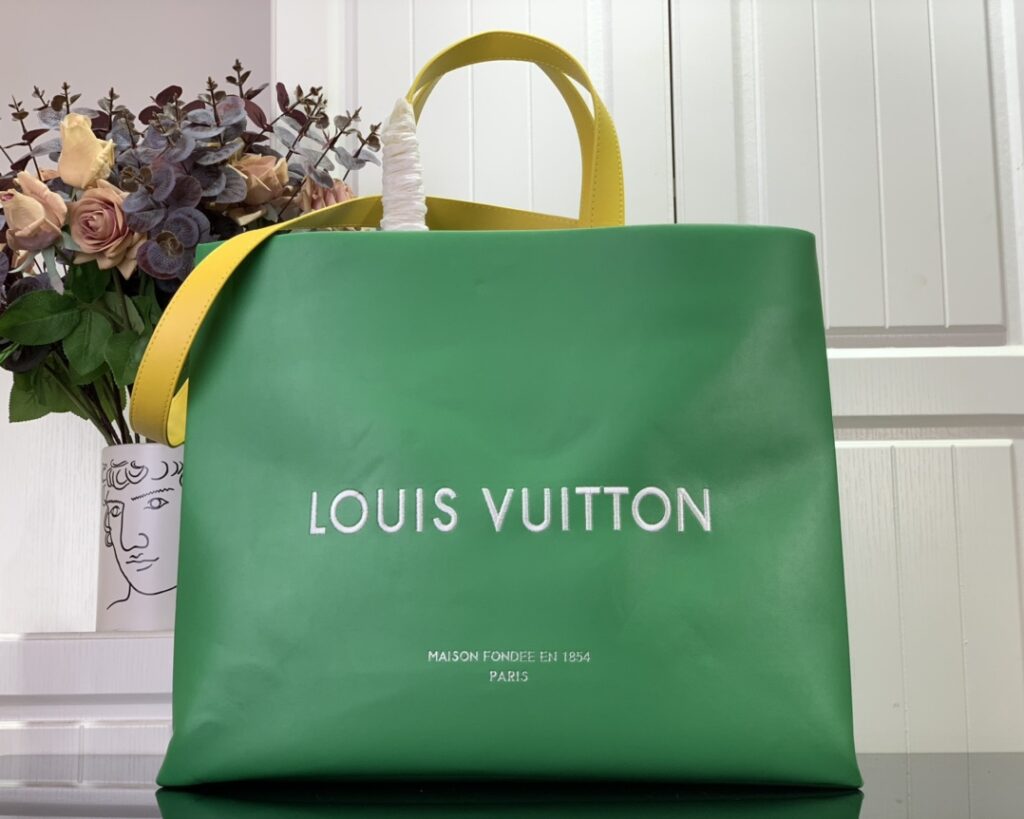 入手困難 ルイヴィトン コピー m24457 グリーン SHOPPER ショッピングバッグ