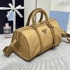 品質保証新作登場 プラダ スーパーコピー 新作 1BB233 カーキ ナイロンハンドバッグ