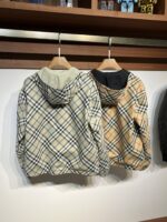 大特価！新商品! バーバリー スーパーコピー 秋新作繊維素材ジップダブルブルゾン