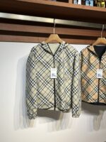 大特価！新商品! バーバリー スーパーコピー 秋新作繊維素材ジップダブルブルゾン