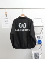 芸能人愛用 高級感ある バレンシアガ コピー 麦穂柄ブルゾンジャケット