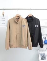 芸能人愛用 高級感ある バレンシアガ コピー 麦穂柄ブルゾンジャケット