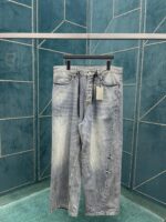 芸能人愛用 高級感ある バレンシアガ スーパーコピー 優良サイト 口コミ ワイドストレートデニムパンツ