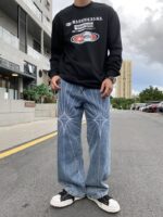 超激得の新品 バレンシアガ 偽物 プリントロゴラウンドネック純綿アメリカンルーズトップス