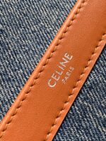 激安大特価最新作 セリーヌ n級品 TRIOMPHE PVC 牛革ショルダーバッグ