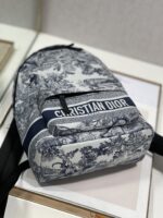 個性的 魅力的 心地よい コットン素材 ディオール n級品 定番 プリント柄Travel Backpack リュック