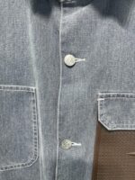 オシャレにお得100%新品 ディオール コピー ブルーコットンキャンバス地デニムジャケット