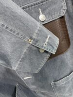 オシャレにお得100%新品 ディオール コピー ブルーコットンキャンバス地デニムジャケット