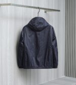 上質な素材採用 ディオール コピー ジャカードフード付きジャケットトレンチコート