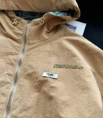 個性的 魅力的 心地よい コットン素材 フェンディ コピー ライトグリーンリバーシブルパーカ