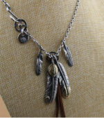 芸能人愛用 高級感ある 高橋吾郎 ゴローズ 偽物 フェザーネックレスセット