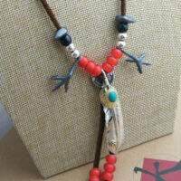 ゴローズ n級品 高橋吾郎手作りシルバーアクセサリーセット鷹の爪羽根ネックレスペンダント