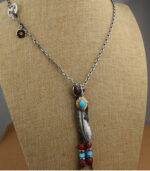 上質な素材採用 ゴローズ スーパーコピー 優良サイト 口コミ 松石羽根ネックレス925純銀