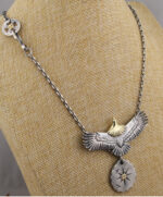 大特価！新商品! ゴローズ コピー レトロ 中鷹大銀餅ネックレスペンダント925純銀