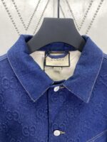 人気セール グッチ 偽物 新作ダークブルージーンズコート