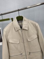 【2024最新着追加】 限定品 エルメス 偽物ップNappa羊革レザージャケット