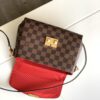 個性的 魅力的 心地よい コットン素材 ルイヴィトン n級品 チェック柄 N41581 CROISETTE DAMIER ハンドバッグ