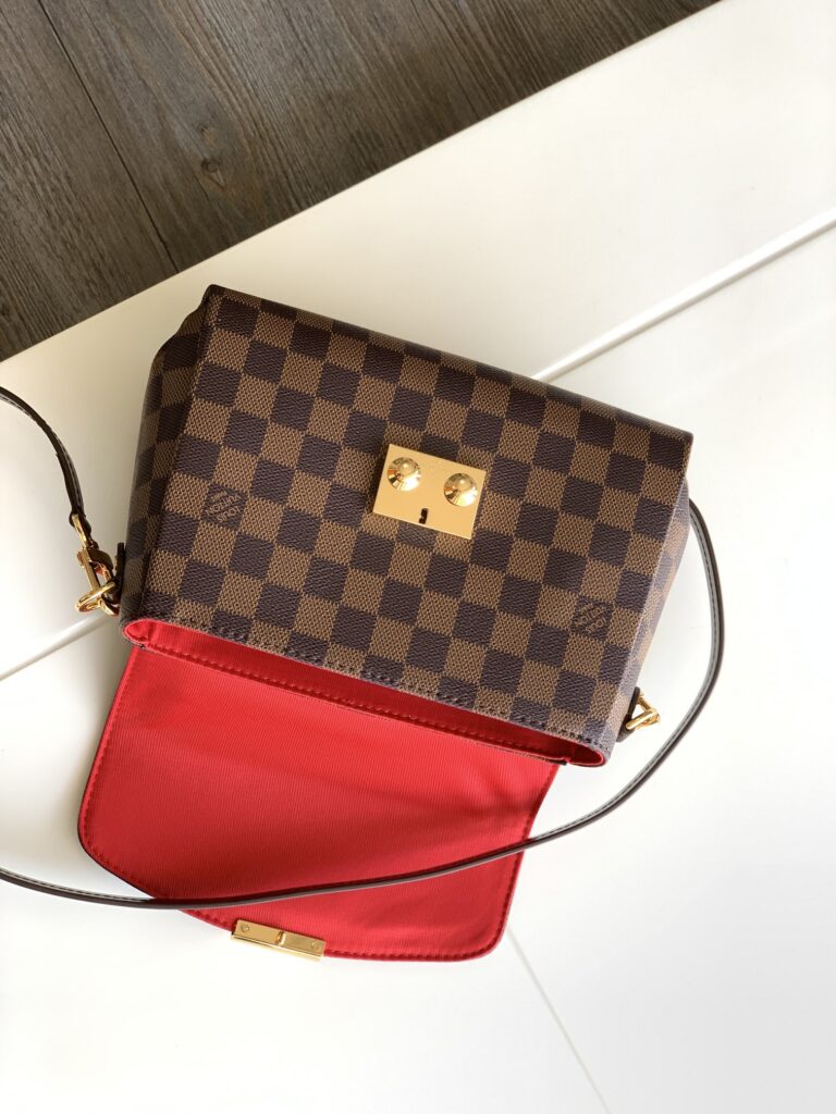 個性的 魅力的 心地よい コットン素材  ルイヴィトン  n級品 チェック柄 N41581 CROISETTE DAMIER ハンドバッグ