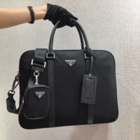 個性的 魅力的 心地よい コットン素材 プラダ 偽物 2 VE871 Saffiano牛革ブリーフケース