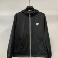 大特価！新商品! プラダ スーパーコピー Re-NylonRe-Nylon生地ジャケット