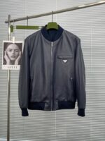 上質な素材採用 プラダ コピー リバーシブルレザージャケット