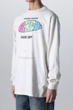 セール開催中 セントマイケル 偽物 DISTRUCTION カジュアル長袖Tシャツ