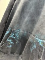 セントマ イケル スーパーコピー 手作り塗装フード付きパーカー ゆったり ストレッチ